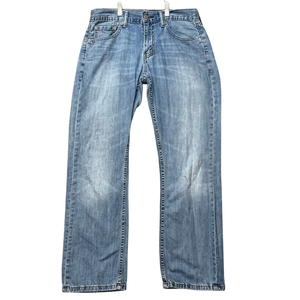 Levi's 559 Relaxed Straight Jeans Men 30x30 Light Wash Blue Denim 5 Pocket Twill